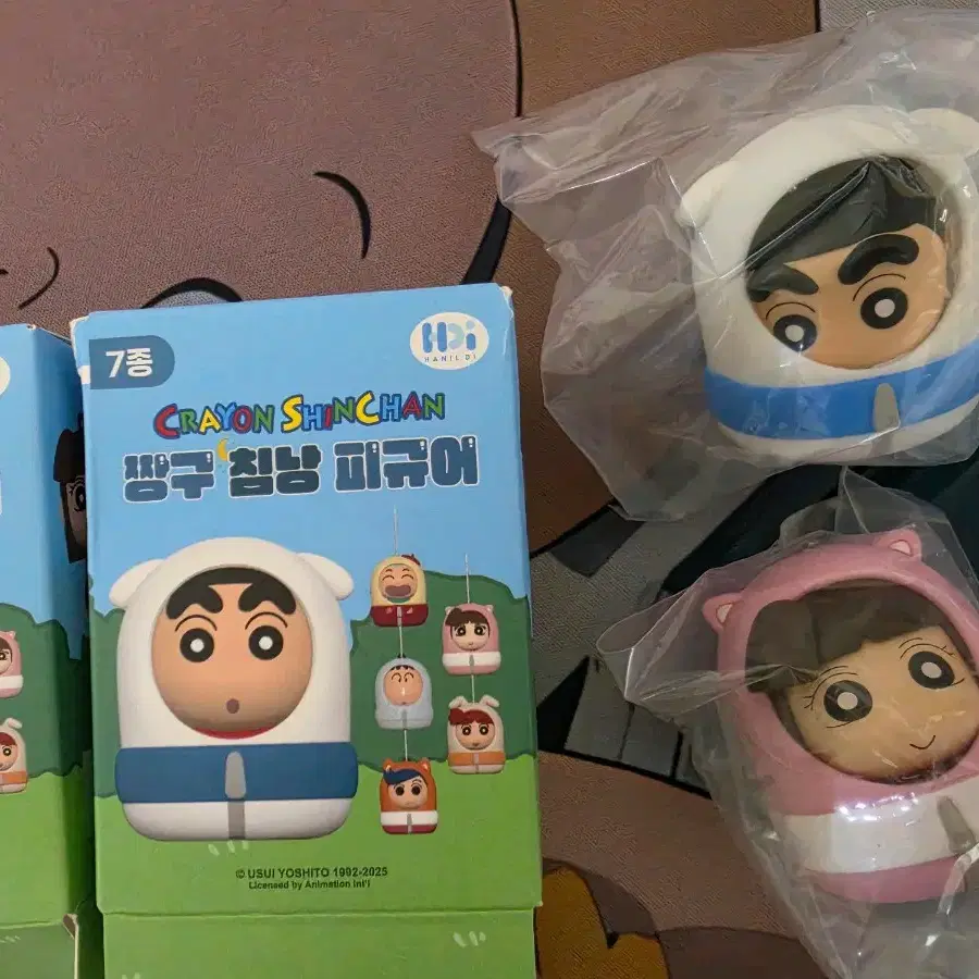 (정품)짱구 침낭 피규어 짱구 + 수지