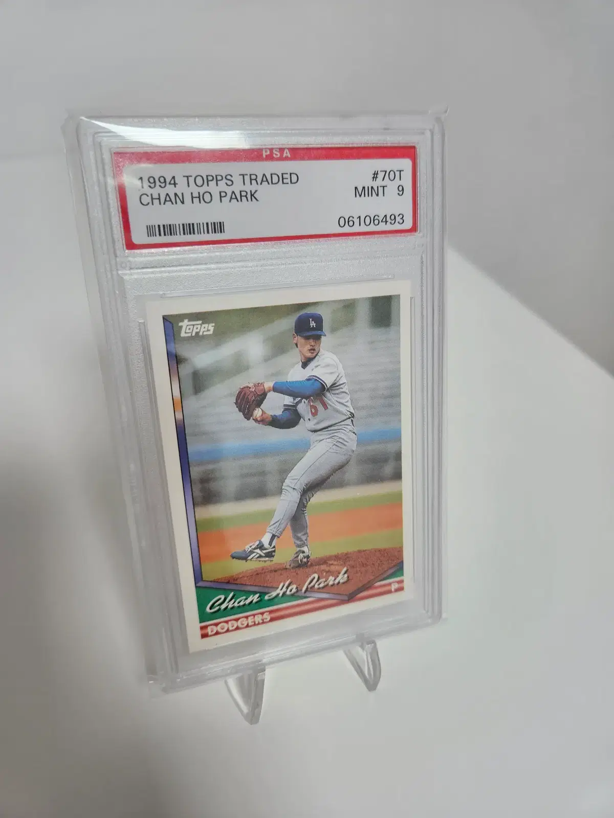 1994 탑스 트레이디드 박찬호 PSA9 카드