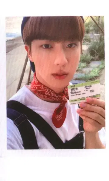 BTS 21년 SEASON'S GREETINGS JIN 트레이딩 카드