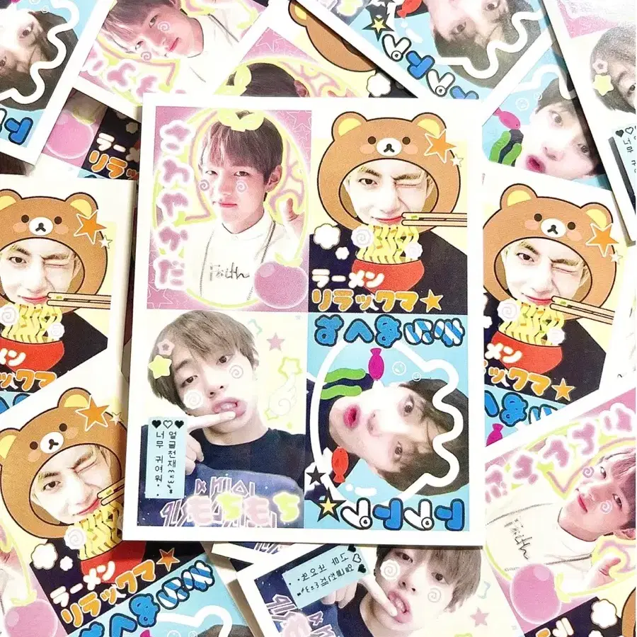3+1))))) 태형 4컷 프리쿠라 방탄 뷔 판스 네컷판스 프리쿠라