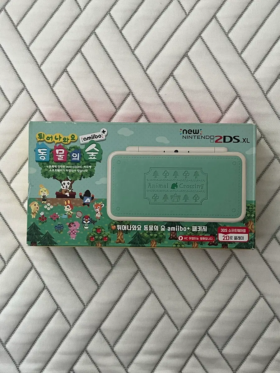 닌텐도 New 2DS XL 튀동숲 동물의 숲 에디션