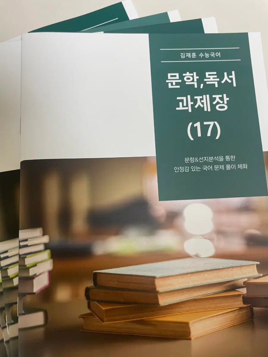 시대인재 김재훈쌤 문학 독서 과제장