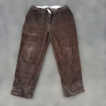 90s Nautica 굵은 폭 2턱 와이드 코듀로이 팬츠