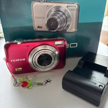 풀박/상태좋음!] 후지필름 Finepix JX280 레드 빈티지 디카 | 일반디카