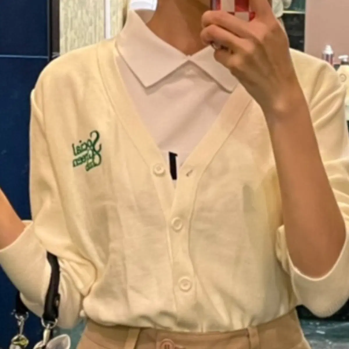 소셜그린클럽 골프웨어 가디건