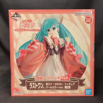BANDAI SPIRITS 제일복권 유키 미쿠 SNOW MIKU Second Season 라스트원상 유키 미쿠 ~2024~ 펄 컬러ver. 피규어