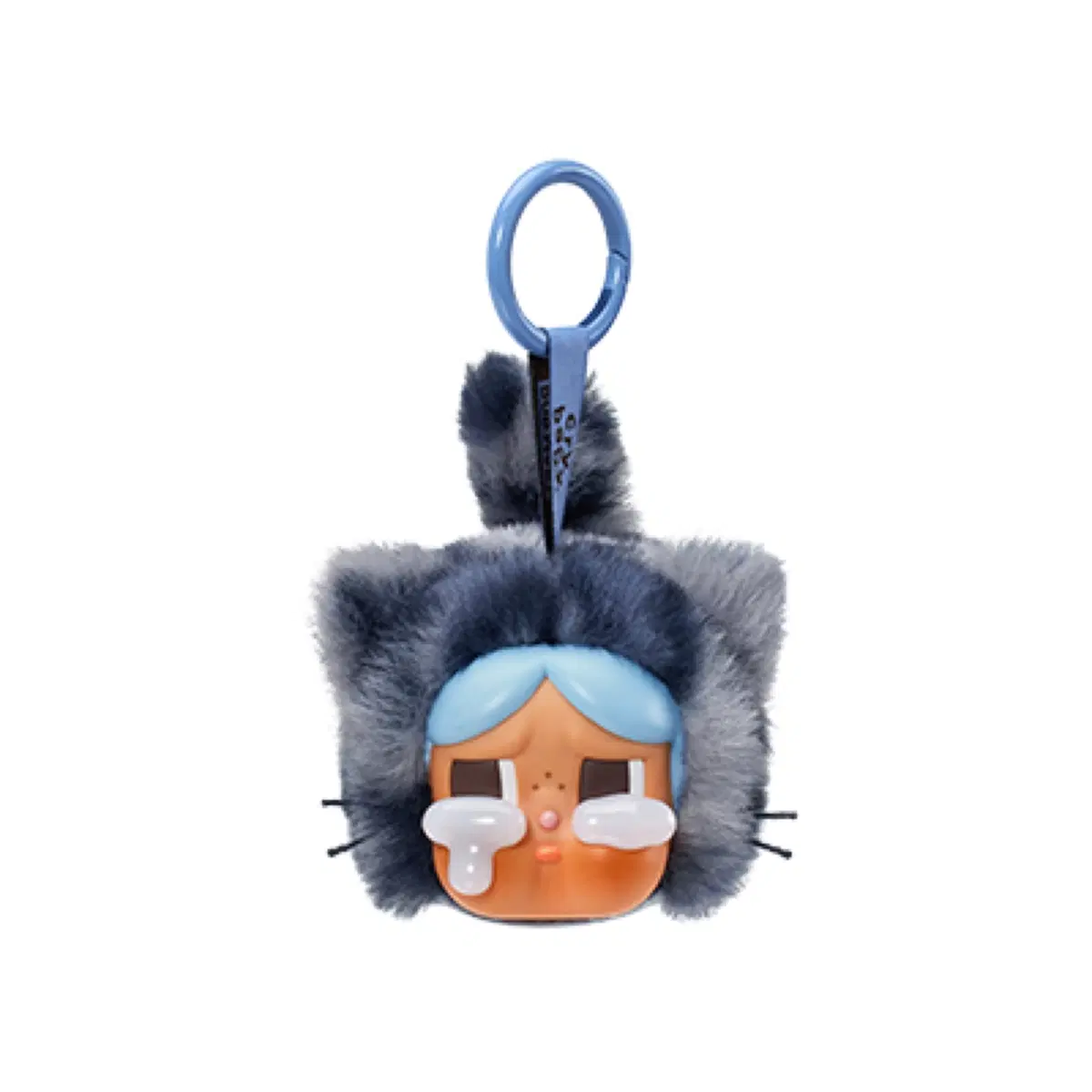 정품 새상품)팝마트 크라이베이비 표범 냥이 인형키링 데님큐티