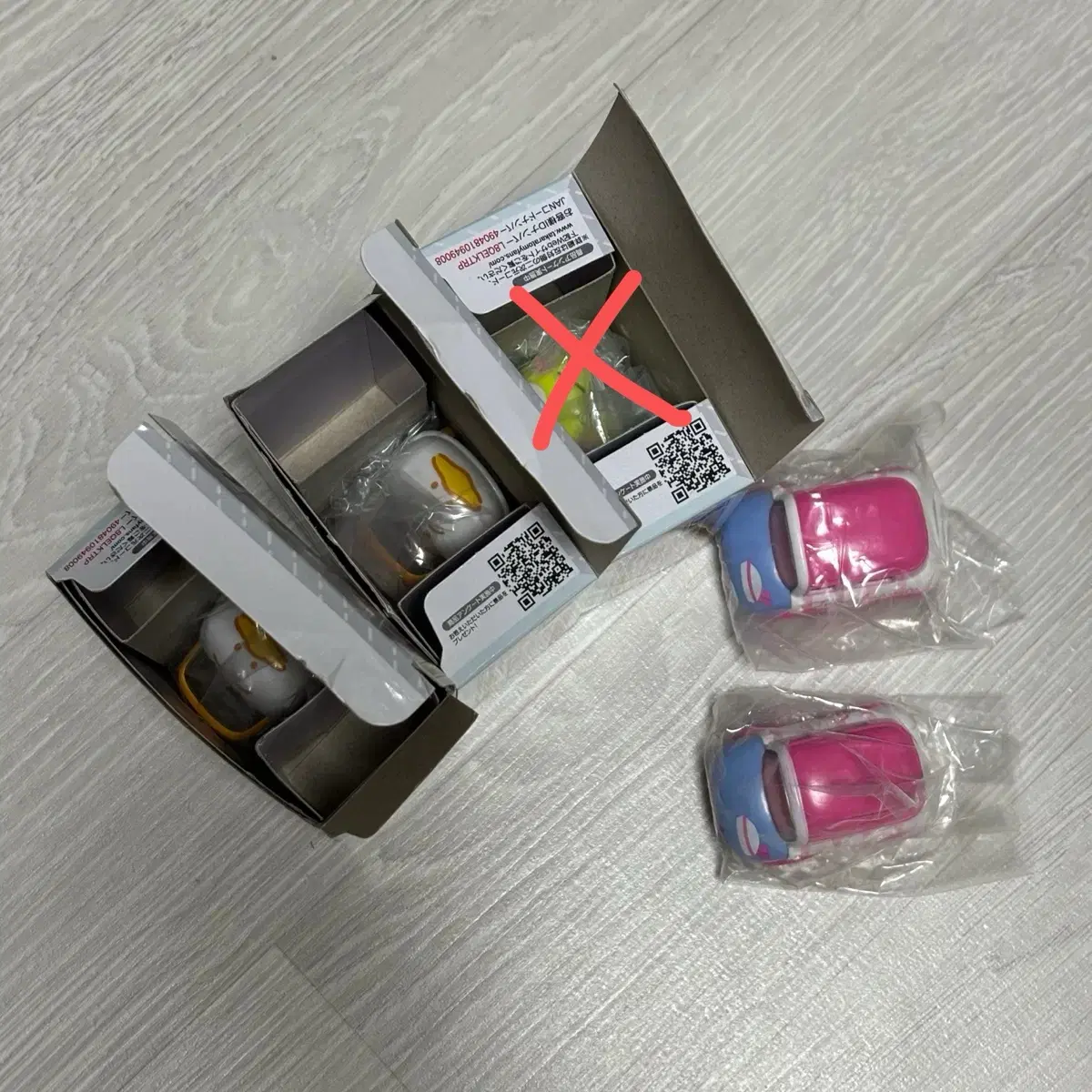 토미카 산리오 컬렉션4 해피단부이 (턱샘2, 페클2)