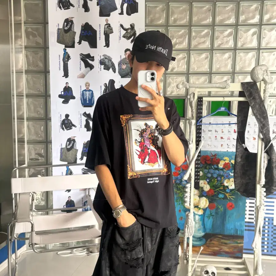 OTAKU 오타쿠 x death note print tee