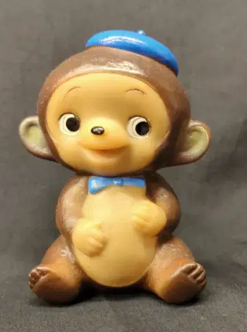 고베 은행 저금통 삐끼이짱 파란 베레모