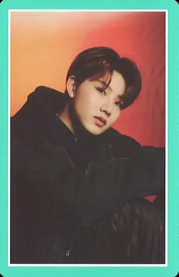 TREASURE 준규 1) THE SECOND STEP:CHAPTER ONE GREEN ver. 트레이딩 카드 그린 프레임