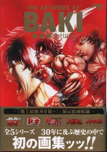 아키타 쇼텐 이타가키 케이스케 THE ART WORK OF BAKI (오비 포함)