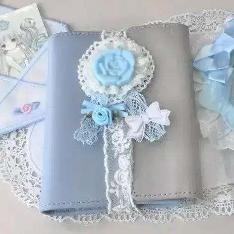 구해요) baby no yume 로즈 로제트 북밴드 babyblue 사이즈 무관 구합니다