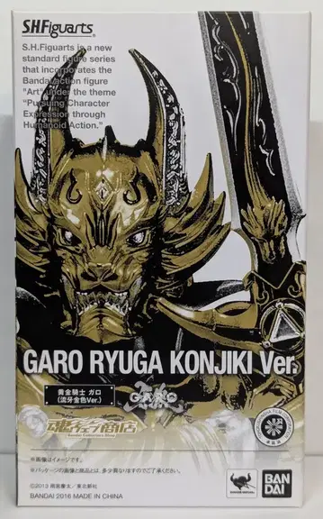 반다이 S.H.Figuarts GARO ~어둠을 비추는 자~ 황금기사 가로 (류가 골드 컬러 Ver)