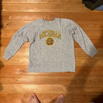 Champion 빈티지 맨투맨 MICHIGAN XL