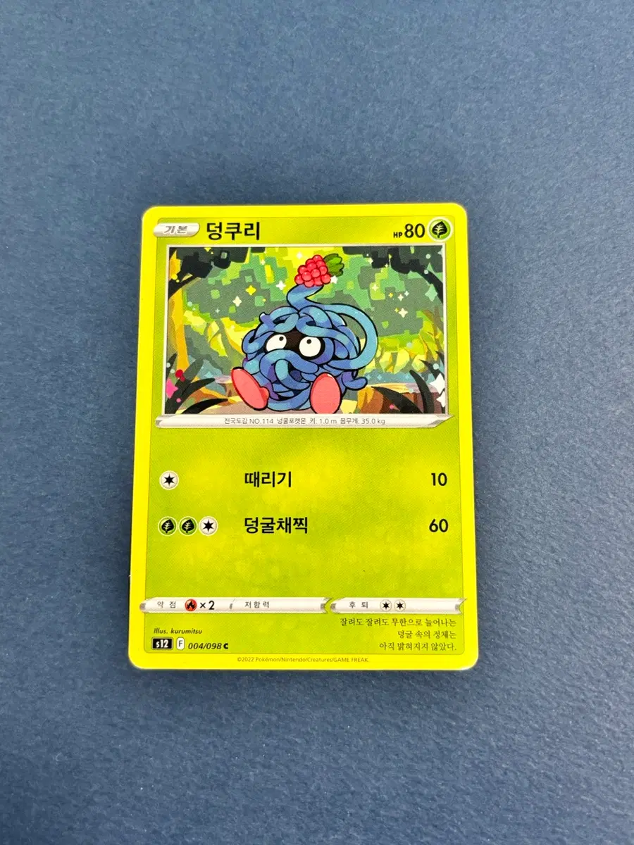 포켓몬카드 덩쿠리 일반카드 도감용 덱소스 s12 004/098