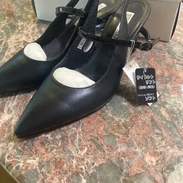 FIZZ REEN 샌들 블랙 일본제 23.5cm