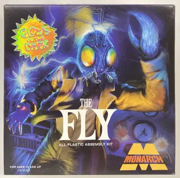 MONARCH MODELS ALL PLASTIC ASSEMBLY KIT THE FLY GLOWS IN THE DARK