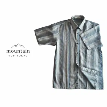 mountain TOP TOKYO 반팔 셔츠 스트라이프 M