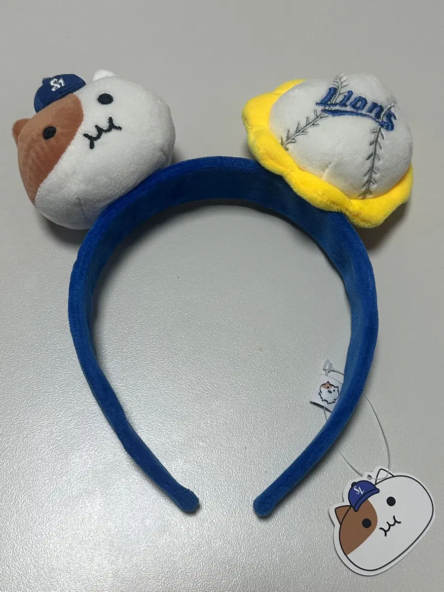 삼성라이온즈 쫀냐미 머리띠