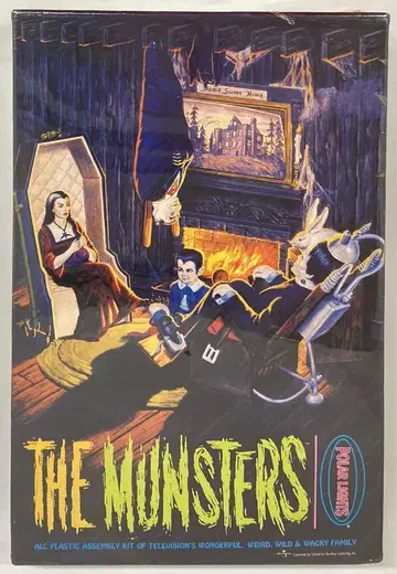 POLAR LIGHTS ALL PLASTIC ASSEMBLY KIT THE MUNSTERS 5013