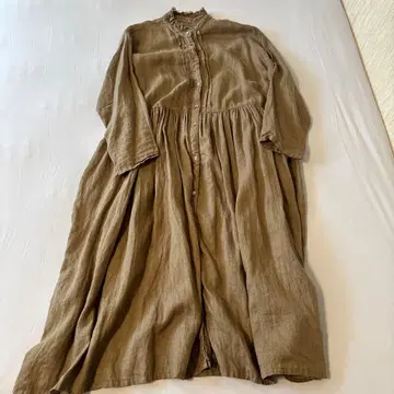 nest Robe 네스트로브 린넨 100% 프론트 오픈 2WAY 원피스