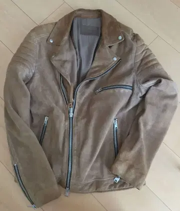 ALLSAINTS 스웨이드 라이더 자켓