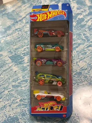 Hot Wheels ACTION 5대 세트 미니카