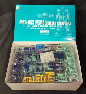 반다이 MG 1/100 기동전사 건담 UC 네모 유니콘 컬러 ver