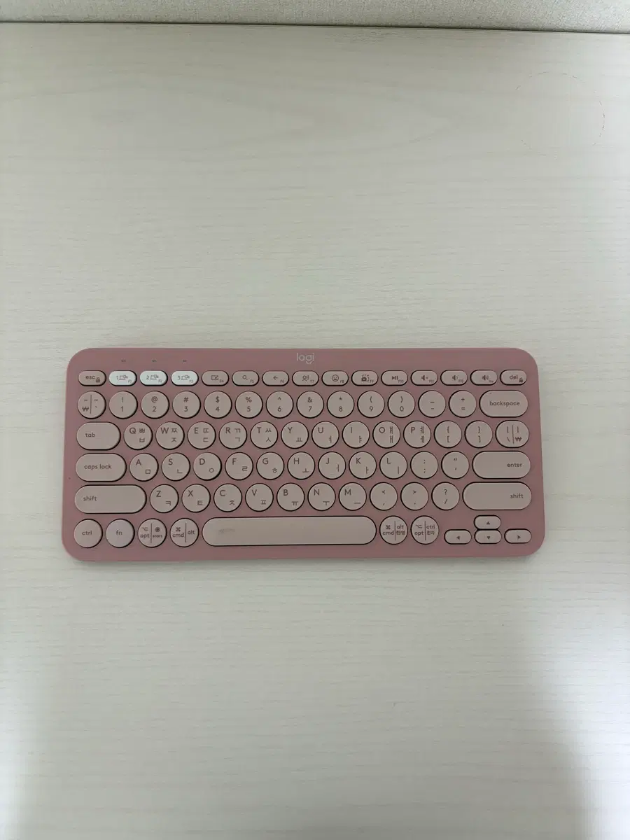 로지텍 K380S 블루투스 키보드 더스티로즈