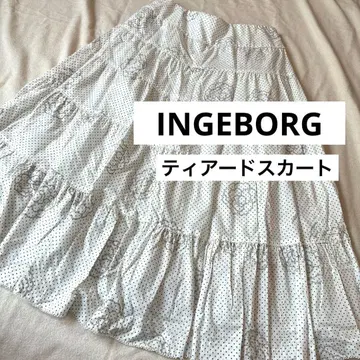INGEBORG 잉게보그 도트 캉캉 스커트 사이즈 4
