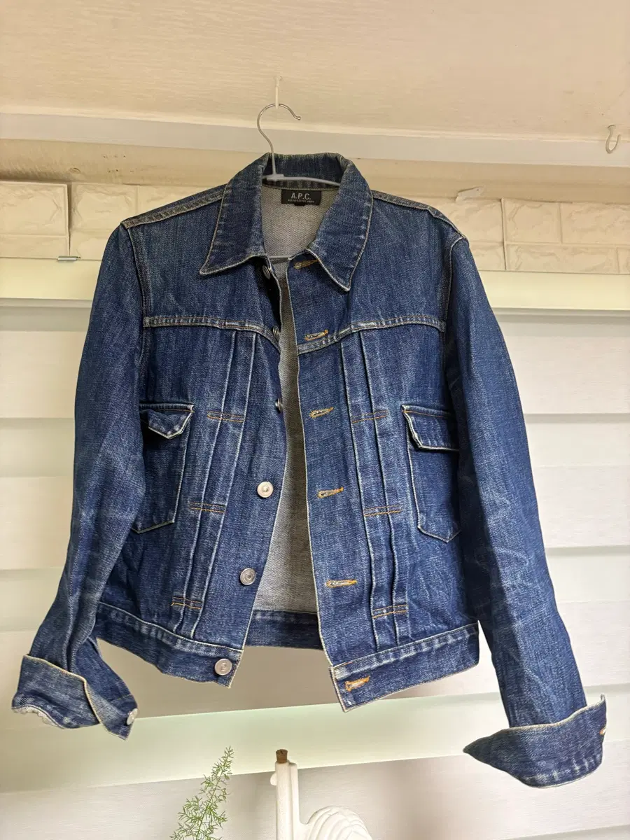 A.P.C. 데님 자켓 M 아페쎄 여자 생지 청자켓