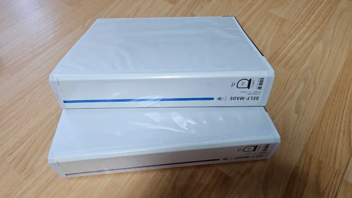 셀프메이드 a4 3공 바인더 화이트 2개 일괄