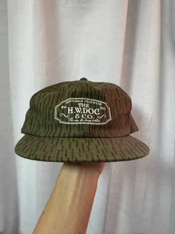 레어! THE H.W. DOC & CO. 캡 올리브