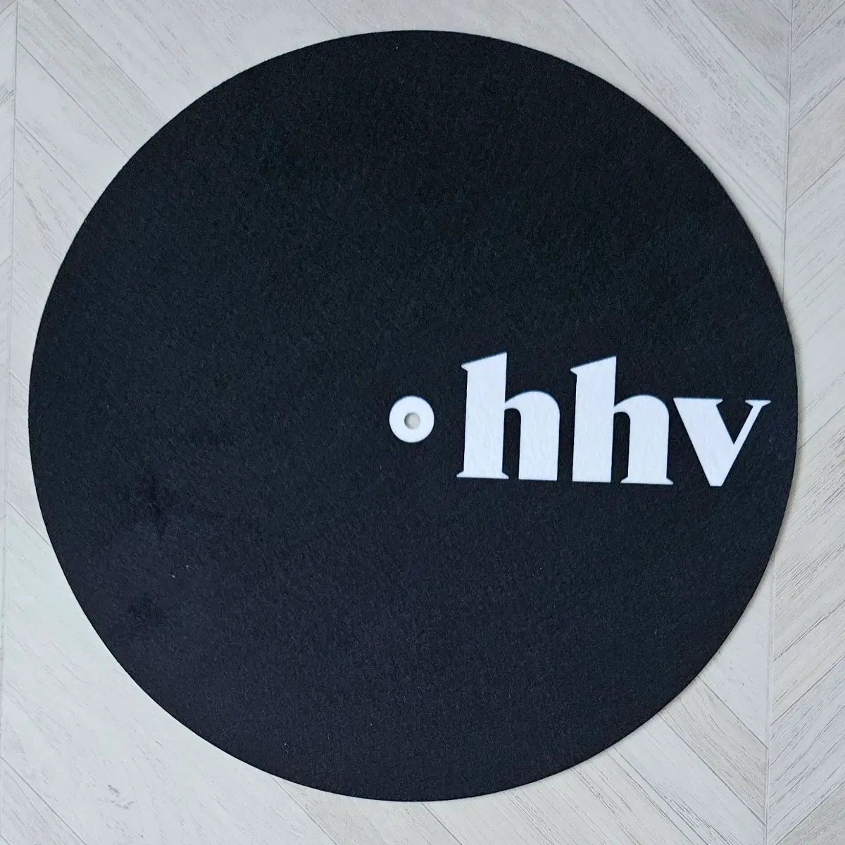 턴테이블용 hhv 슬립매트 (LP용) 검정색 미사용