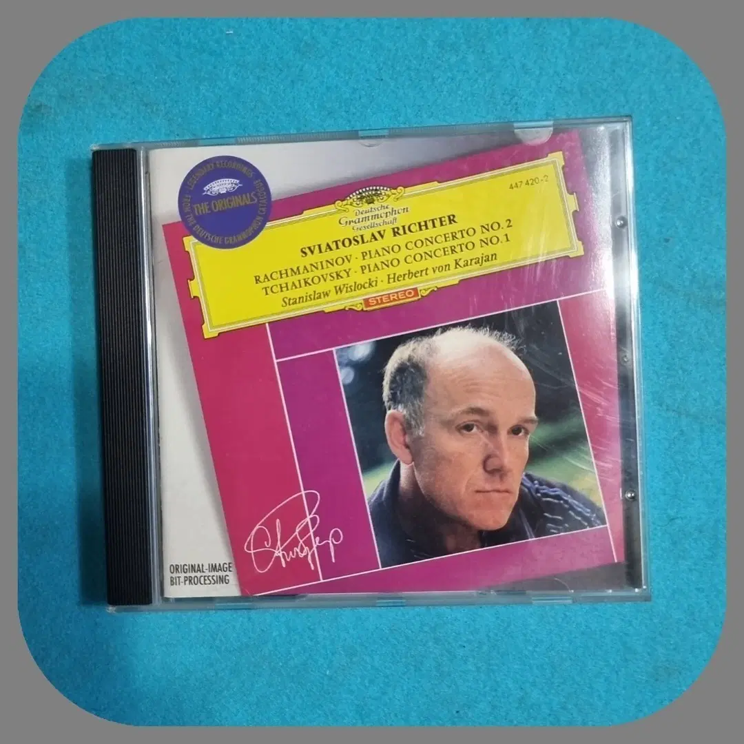 도이체 그라모폰 Sviatoslav Richter 피아노 협주곡 CD 독일반 미사용