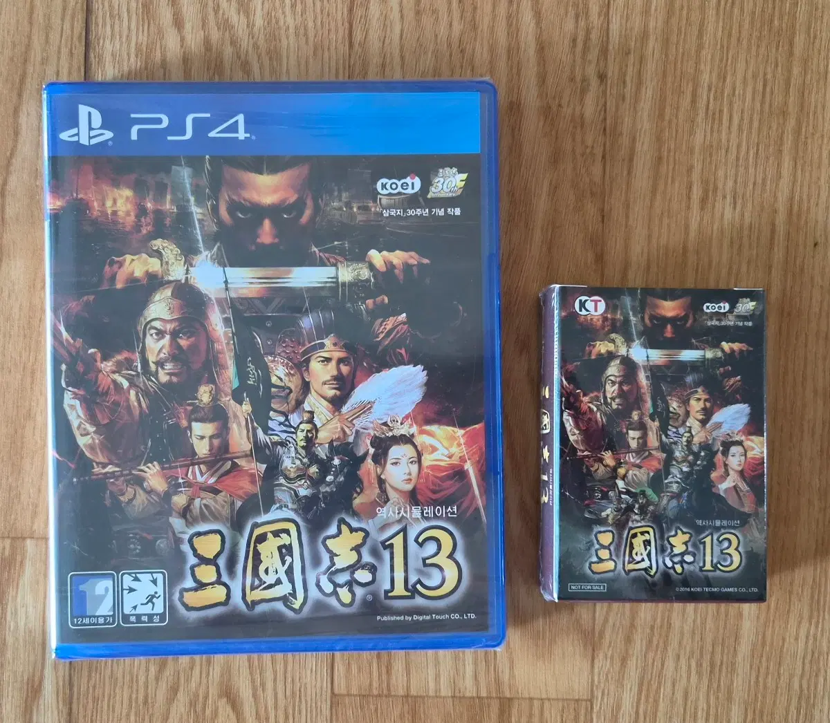 미개봉 PS4 삼국지13+초회특전 트럼프 카드