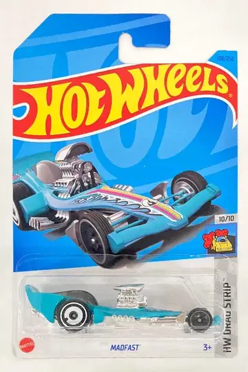 MATTEL HOTWHEELS HW DRAG STRIP 10/10 HKK99/보물찾기 MADFAST 터콰이즈 블루 198/250