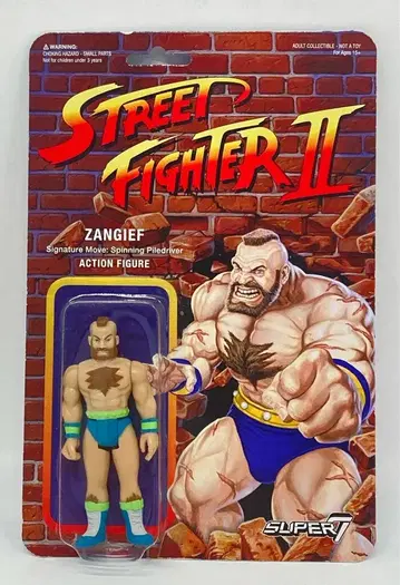 SUPER7 ACTION FIGURE ZANGIEF(ANOTHER COLOR)