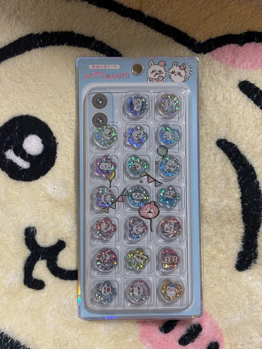 치이카와 하치와레 모몽가 유리알 스티커