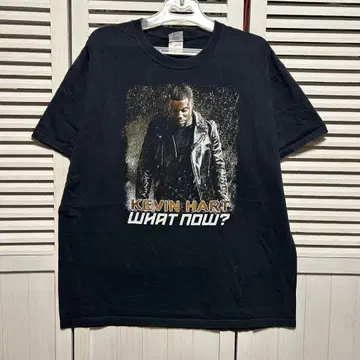 케빈 하트 왓 나우? 그래픽 티셔츠 블랙 XL