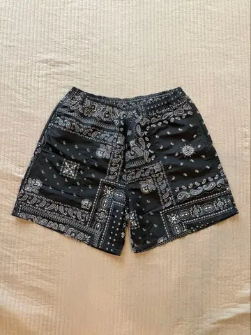 FREAK'S STORE 페이즐리 무늬 숏팬츠 M