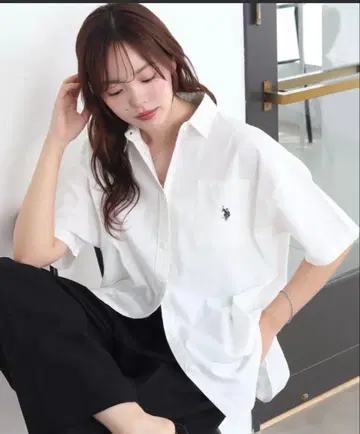 [ U.S. POLO ASSN. ] 하프 슬리브 셔츠