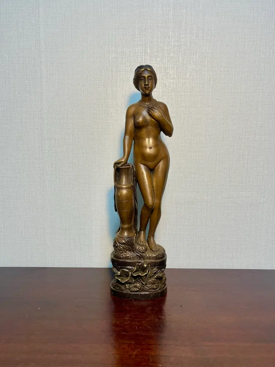 동브론즈 그리스 여인 조각상(44cm)