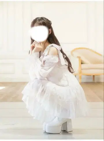evelyn 어깨 리본 쉬폰 미니 원피스 핑크