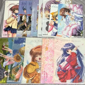 CLANNAD Air Key 책받침 클리어 파일 묶음