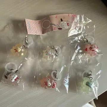 산리오 라떼곰 메지루시 액세서리 컴플리트 리프 6개 세트