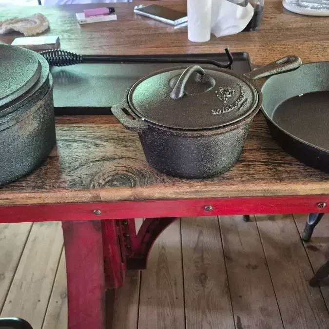 Royal Dutch Cast Iron 무쇠 주물 더치오븐 /더치팬 세트