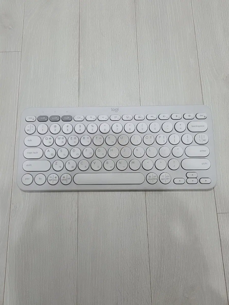 로지텍 k380 화이트 블루투스 키보드