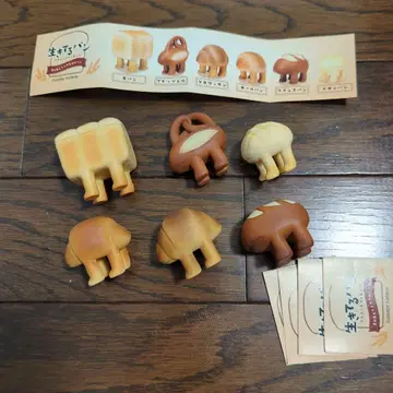 가챠가챠 살아있는 빵 마스코트 피규어 컴프 세트